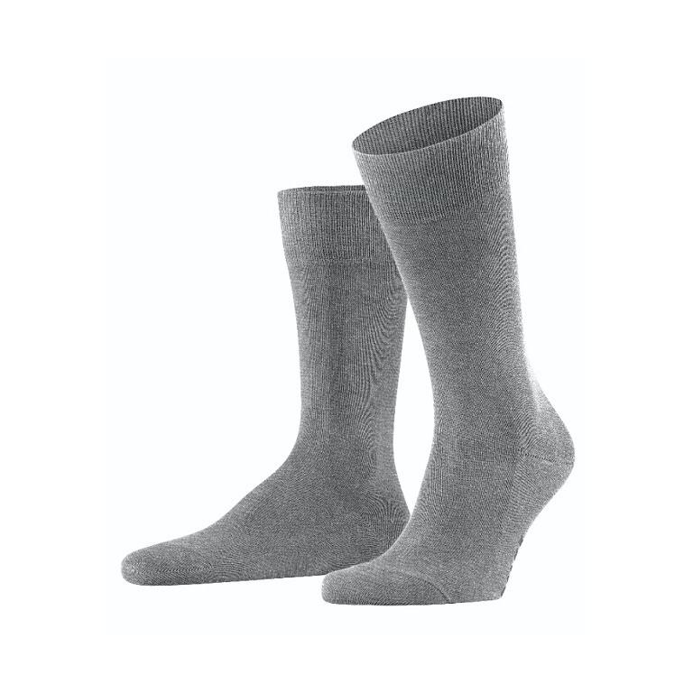 Falke Day Sock Family New (sustainable cotton comfort) grey Men - 1 Pair